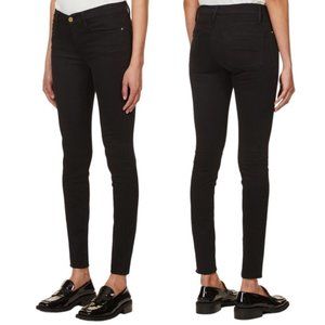 Frame Denim Le Skinny de Jeanne Size 28 Black Film Noir NWT NEW